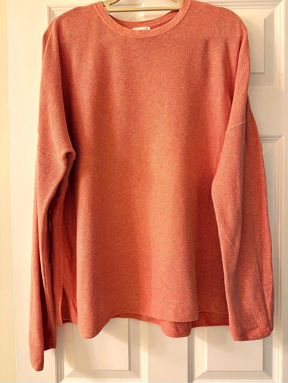 J.Jill Long Sleeve Top in Orange